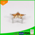 hot sale glass candle holder with customer design color, glass cheap candle holder